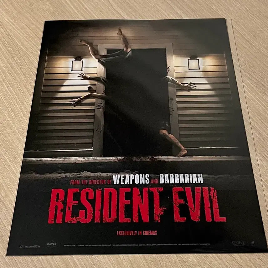 [BUNJANG] Resident Evil 0 "The 0th Night" Special Poster / 레지던트 이블 0번째 밤 스페셜 포스터