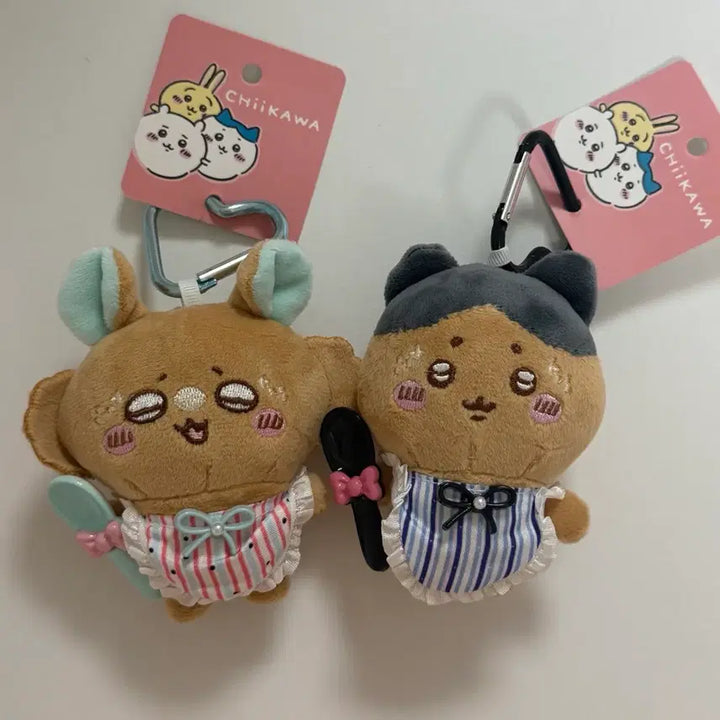 [BUNJANG] Chiikawa Tanning Momonga &amp; Hachiware Doll Set / 치이카와 태닝 모몽가 하치와레 세트