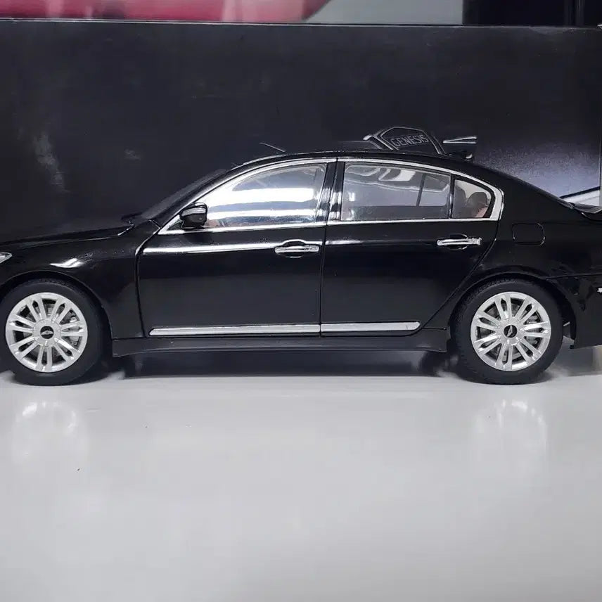 [BUNJANG] Jigmari 1:18 Genesis BH380 F/L Black Diecast Model / 1:18 지그마리 현대 제네시스 BH380 F/L 블랙 다이캐스트