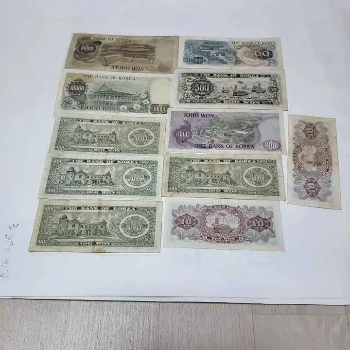 [BUNJANG] Vintage Korean Old Banknotes Collection / 옛날돈