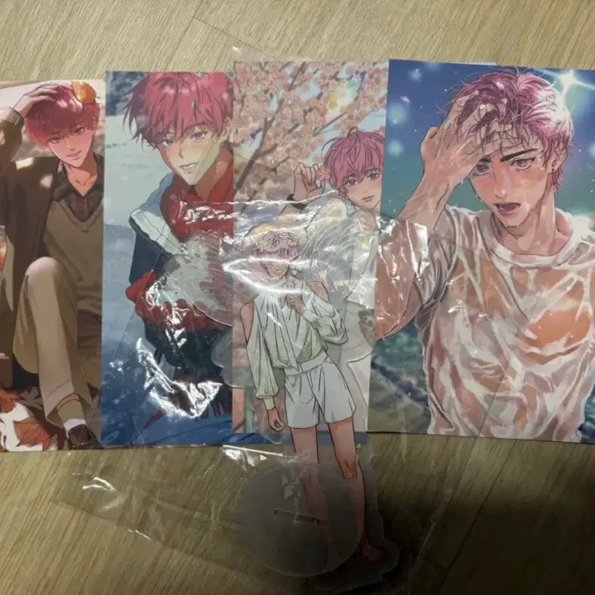 [BUNJANG] PLAVE Bambi Acrylic Stand + Postcard Set / 플레이브 밤비 생카 아크릴스탠드+엽서