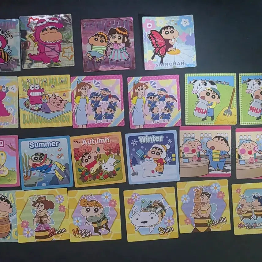 [BUNJANG] Crayon Shin-chan Chocobi Stickers Bundle Set / 짱구 초코비씰 일괄