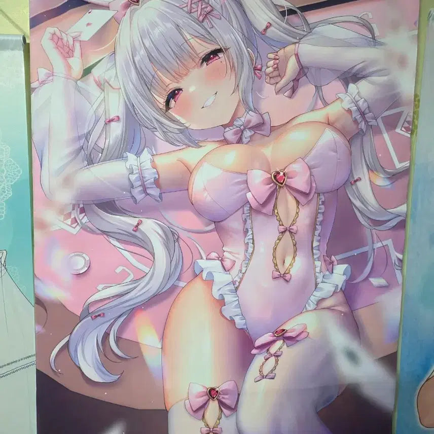 [BUNJANG] B2 Size Rabbit Illustration Tapestry / 미소녀 토끼씨의 b2 태피스트리