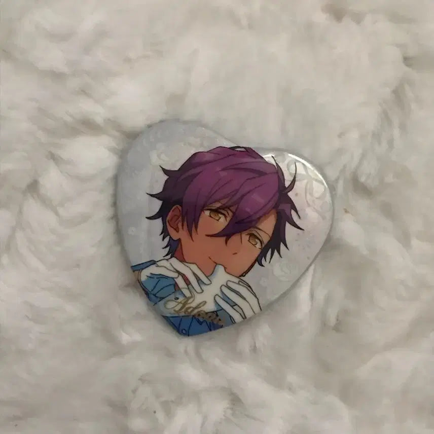 [BUNJANG] Ensemble Stars Adonis Formal Suit Heart Can Badge / 앙스타 아도니스 백정장 하트 캔뱃지