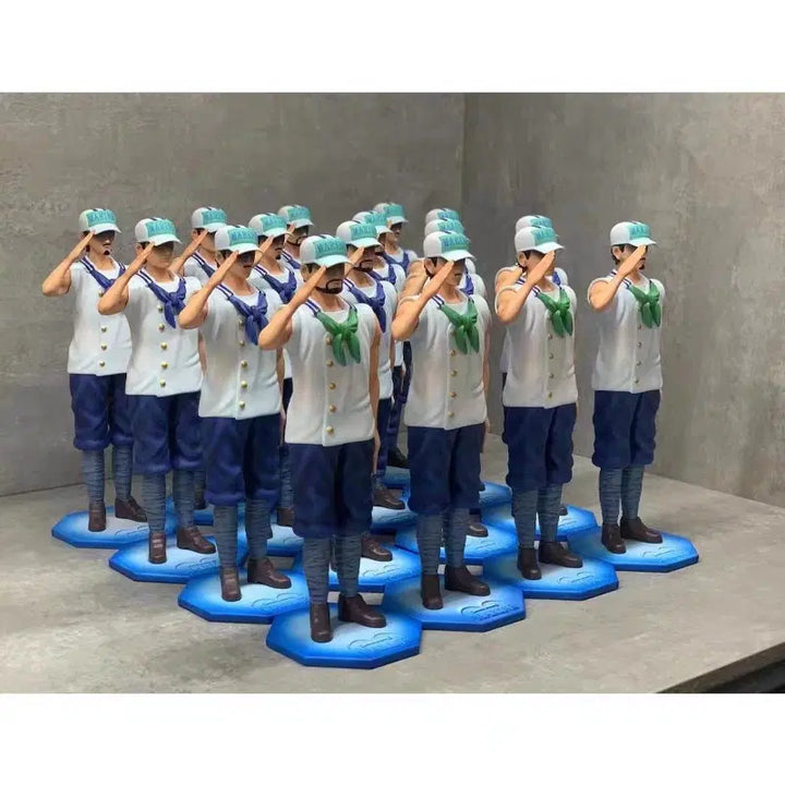 [BUNJANG] One Piece Navy Set Figure (4 Types) / 해군 4종 세트 피규어 (원피스 피규어, 원피스 세계정부, 원피스 해군 피규어)