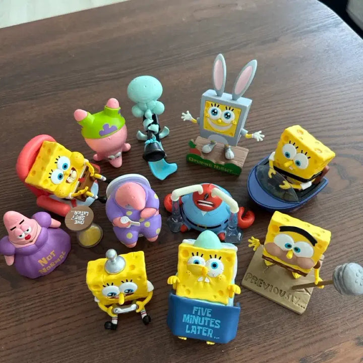 [BUNJANG] SpongeBob SquarePants Friends Figure Set / 스펀지밥 피규어 세트