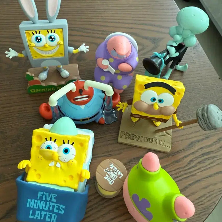 [BUNJANG] SpongeBob SquarePants Friends Figure Set / 스펀지밥 피규어 세트