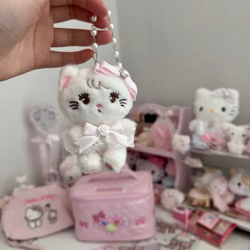 [BUNJANG] Sanrio Miko Cat Doll Keychain / 미코 인형 키링