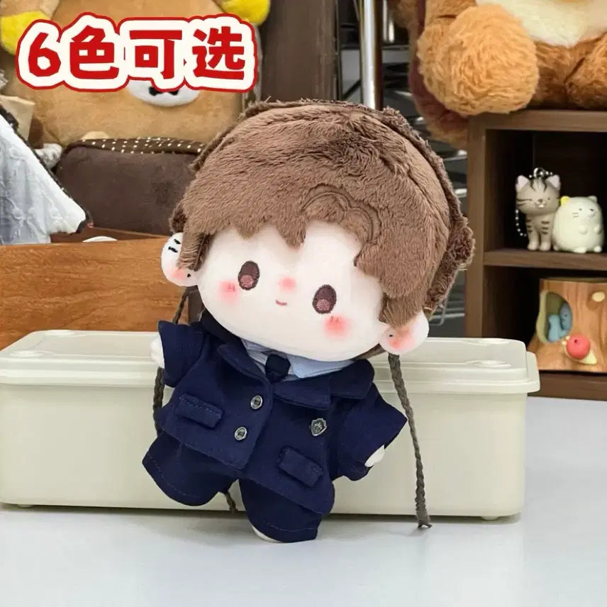 [BUNJANG] Black Suit Set for 10cm Doll / 10cm 인형옷 블랙 정장 수트