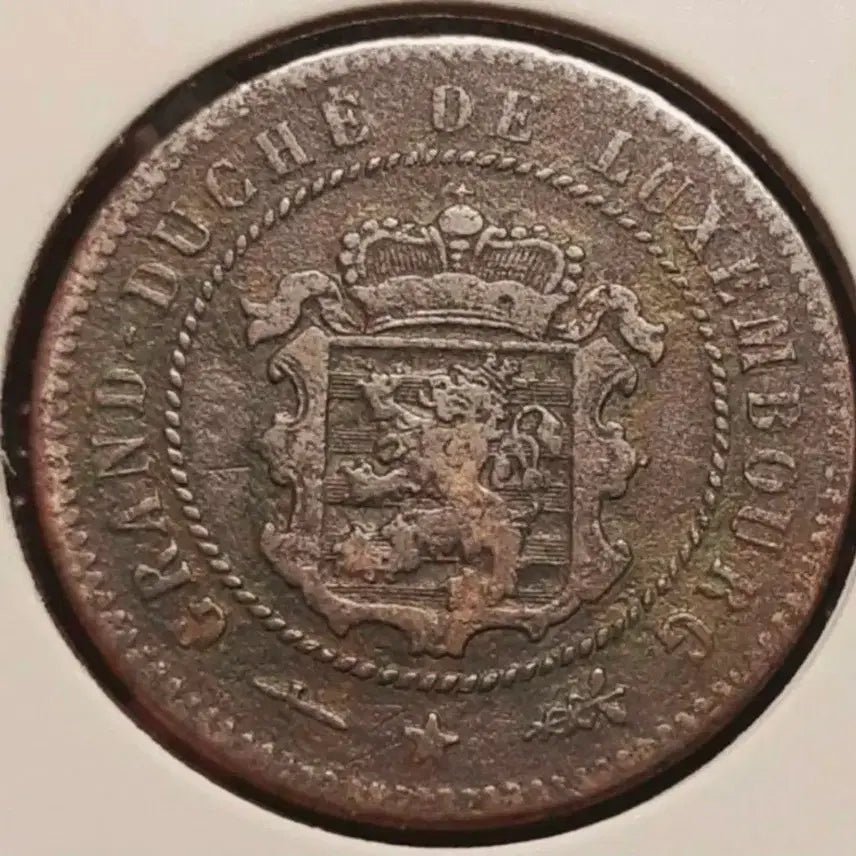 [BUNJANG] Rare Luxembourg 1870 5 Centimes Foreign Coin / 희귀 룩셈부르크 1870년 5상팀.외국주화 주화 화폐 동전