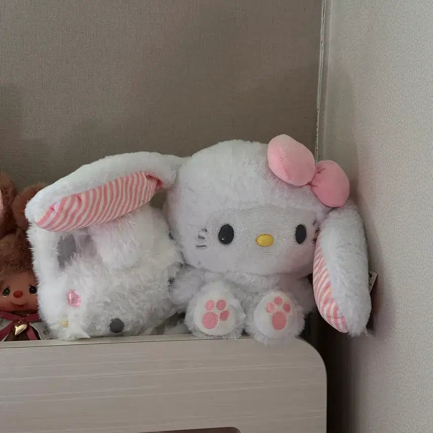 [BUNJANG] Classic Kitty "Robbie" Easter Bunny Plush / 고전키티 인형 롭이어 부활절 키티 토끼 인형