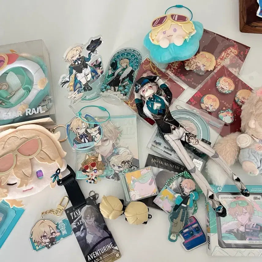 [BUNJANG] Honkai: Star Rail Aventurine Merchandise Bundle / 붕괴 스타레일 어벤츄린 굿즈 일괄
