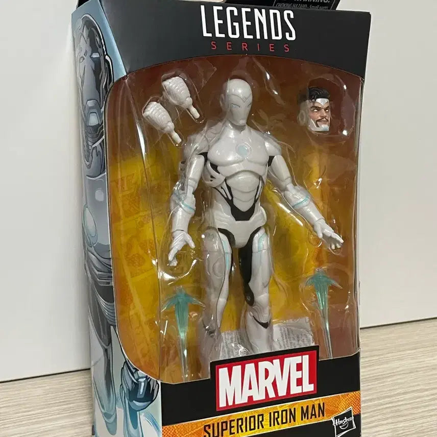 [BUNJANG] Marvel Legends Superior Iron Man + Tom Cruise Custom Head Figure / 마블레전드 슈페리어 아이언맨+톰크루즈 커스텀헤드
