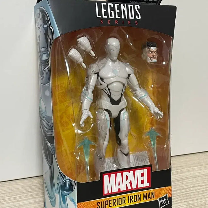 [BUNJANG] Marvel Legends Superior Iron Man + Tom Cruise Custom Head Figure / 마블레전드 슈페리어 아이언맨+톰크루즈 커스텀헤드