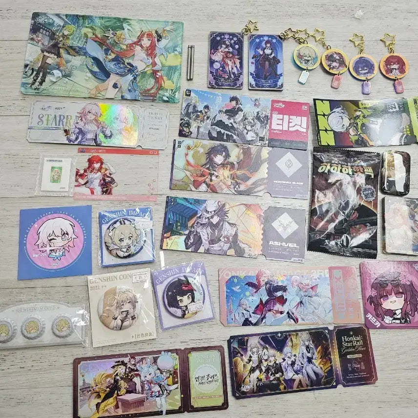 [BUNJANG] HoYoverse Bundle Set (Genshin Impact, Honkai Impact 3rd, Honkai: Star Rail, Zenless Zone Zero) / 호요버스 굿즈 일괄(원신,붕괴 3rd, 붕괴 스타레일, 젠존제)