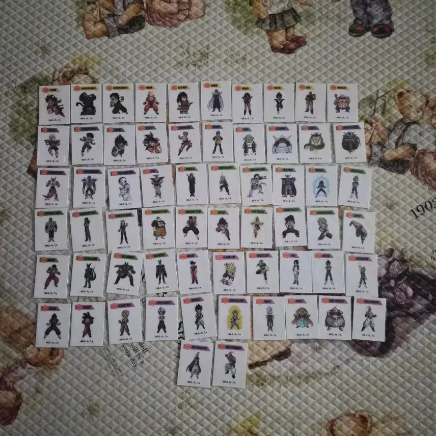 [BUNJANG] Dragon Ball Bakery Sticker Bundle Set (62 pcs) / 드래곤볼빵에 나온드래곤볼띠부씰 62장 일괄 판매합니다
