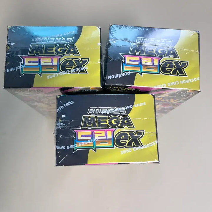 [BUNJANG] Pokemon Card Mega Dream EX 3 Box Bundle (Sealed) / 포켓몬카드 메가드림 EX 3박스 일괄 미개봉(슈링크O)