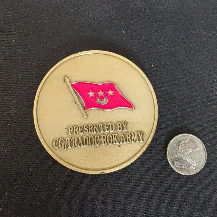 [BUNJANG] ROK Army Training &amp; Doctrine Command (TRADOC) Unit Coin / 군대부대코인(대코인) 거품뺀 가격