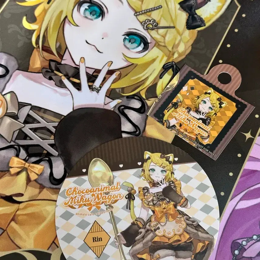 [BUNJANG] Hatsune Miku Vocaloid Rin Animate Collaboration Cafe POB (Rin) / 미쿠 보컬로이드 린 애니메이트 콜라보 카페 특전 (린)