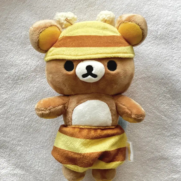 [BUNJANG] Original Rilakkuma "Honeybee" Plush Doll (21cm) / 고전 정품 꿀벌 리락쿠마 인형 21cm