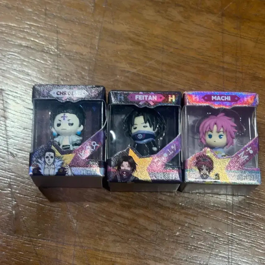 [BUNJANG] Hunter x Hunter Phantom Troupe Chrollo Pika Chro Pika Pika Phantom Troupe Gacha Figure / 헌터헌터 쌀알 피규어 환영여단 클로로 페이탄 마치 가챠