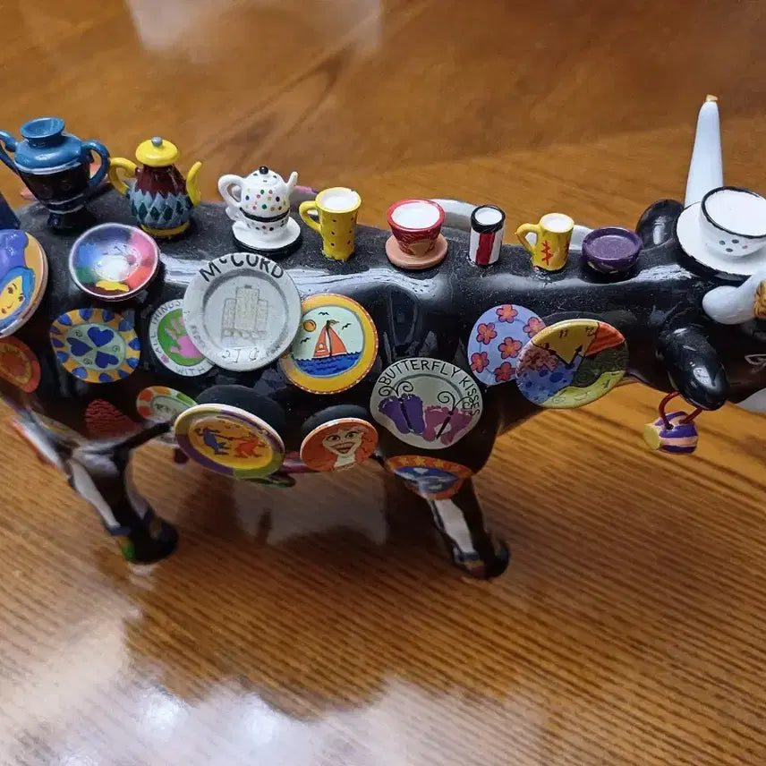 [BUNJANG] CowParade Moo Potter Medium Figurine by Meredith McCord / [해외 아트 컬렉션] 카우퍼레이드 무 포터 아트 피규어 미디엄 풀구성