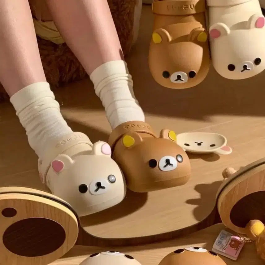 [BUNJANG] Rilakkuma Crocs Slippers / 리락쿠마 크록스 슬리퍼