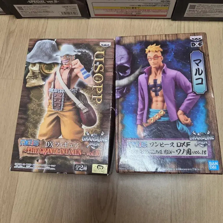 [BUNJANG] One Piece DXF Figure Usopp &amp; Marco Set / 원피스 DXF 피규어 우솝/마르코 세트 일괄판매