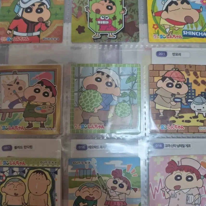 [BUNJANG] Crayon Shin-chan Choco-bi Seal Stickers / 짱구 초코비 씰 스티커