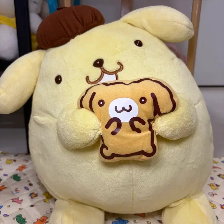 [BUNJANG] Pompompurin Tart Holding Plush / 타르트 안고있는 폼폼푸린 인형