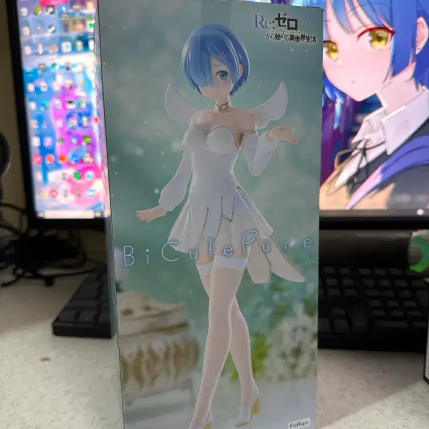 [BUNJANG] Re:Zero Ram By-Cute Pure Figure / 리제로 렘 비큐트 피규어