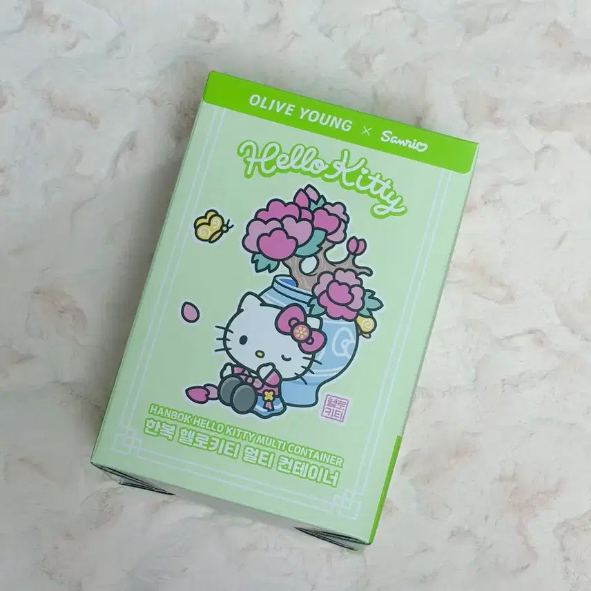 [BUNJANG] Hello Kitty Hanbok Multi-Container (New) / [새상품] 올리브영 한복 헬로키티 멀티 컨테이너