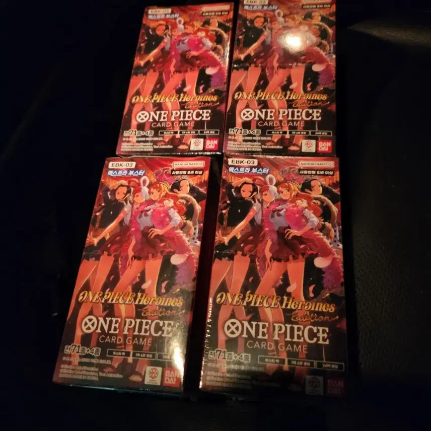 [BUNJANG] One Piece Heroines Trading Card Game Extra Booster Box (4 Boxes) / 슈링크O) 원피스 카드 게임 히로인즈 4박스