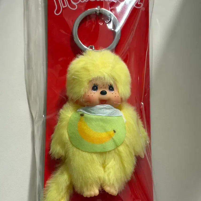 [BUNJANG] Monchhichi Banana Fruit Keychain / 몬치치 바나나 과일 후르츠 키링 키체인