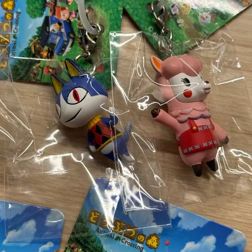[BUNJANG] Nintendo Animal Crossing Marker Keychain 8 Types Full Set / 닌텐도 동물의 숲 메지루시/마스코트 키링 8종 풀세트