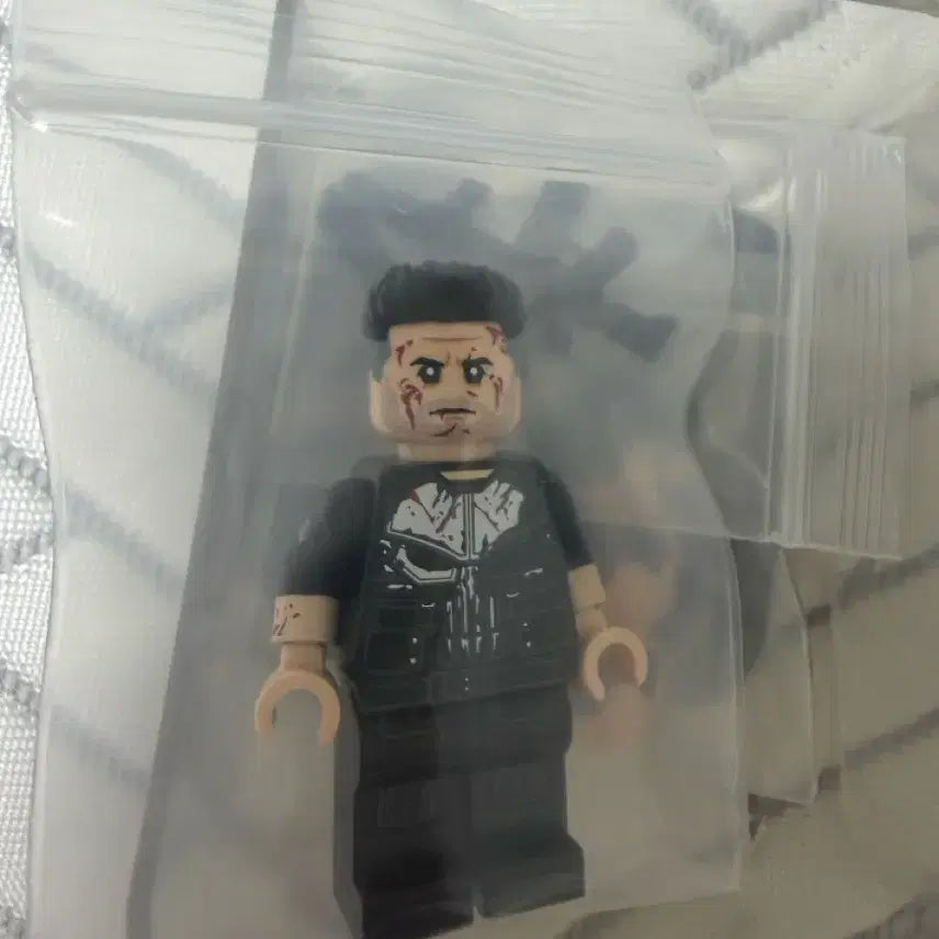 [BUNJANG] Jaka Brick Custom Punisher Figure / 판매)레고 커스텀 자카브릭(jaka brick) 퍼니셔