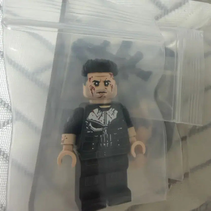 [BUNJANG] Jaka Brick Custom Punisher Figure / 판매)레고 커스텀 자카브릭(jaka brick) 퍼니셔