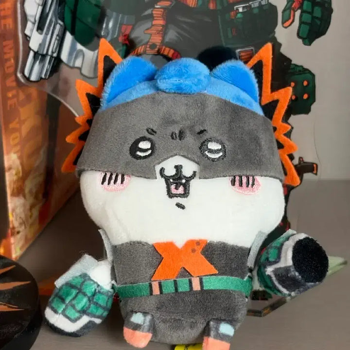 [BUNJANG] Katsuki Bakugo Mega Acrylic Stand &amp; Hachiwara Plush Bundle / 바쿠고 피규어 메가아크릴,하치와레 인형 일괄판매합니다