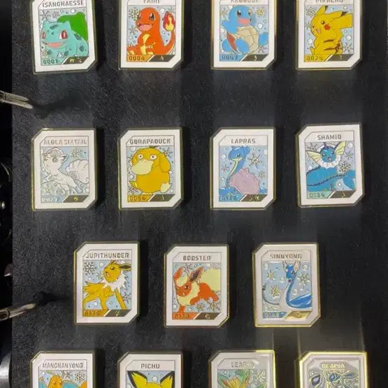 [BUNJANG] Pokemon Isaac Toast Badge Set Bundle / 포켓몬 이삭토스트 뱃지 세트 일괄 택포