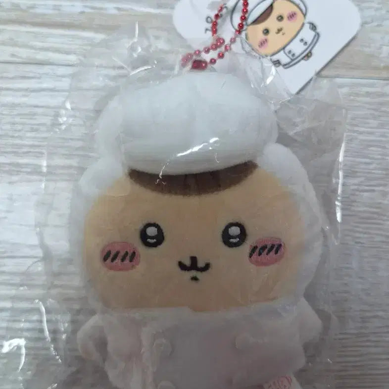 [BUNJANG] Chiikawa Chef Kurimanju Mascot Plush Toy / 치이카와 레스토랑 시리즈 주방장 쿠리만쥬 마스코트 인형 판매합니다.