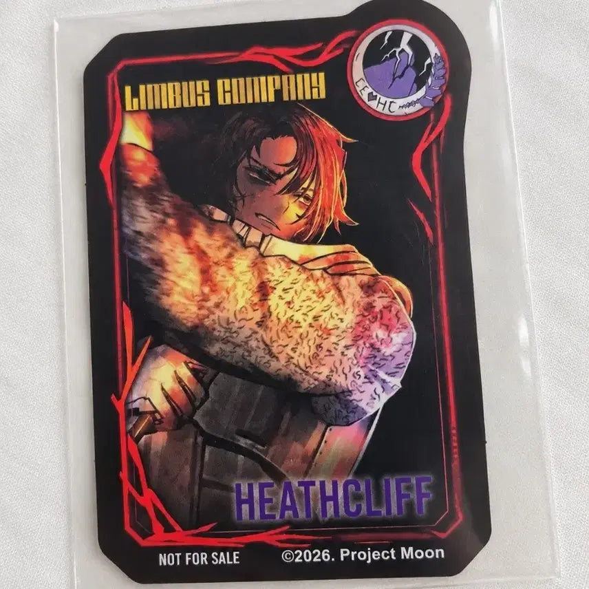 [BUNJANG] Limbus Company Animate POB Sticker A Series Heathcliff / [공식] 림버스 컴퍼니 애니메이트 특전 스티커 A시리즈 히스클리프 판매
