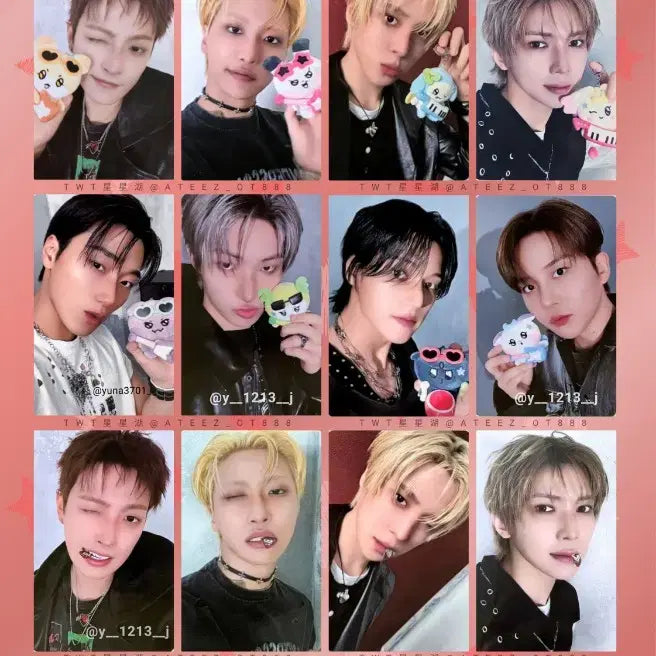 [BUNJANG] ATEEZ MIGHTEEZ San Trading Card 2-Piece Set / 에이티즈 마이티즈 산 트레카 2장 세트