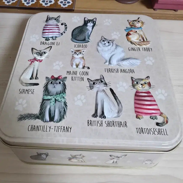 [BUNJANG] Grandma Wilds Cookie Cats Tin Case / 그랜마 와일즈 쿠키 캣츠 틴케이스 (2024)