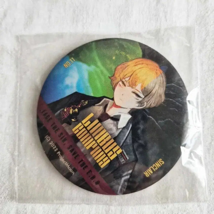 [BUNJANG] Limbus Company Sinclair Prisoner Can Badge (Defective) / [햄햄팡팡] 림버스 컴퍼니 싱클레어 수감자 캔뱃지 판매 (하자품)