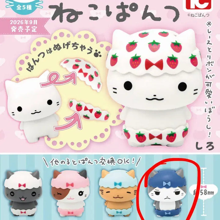 [BUNJANG] Neko Pants Hachiware Gacha Figure / 네코판츠 하치와레 가챠