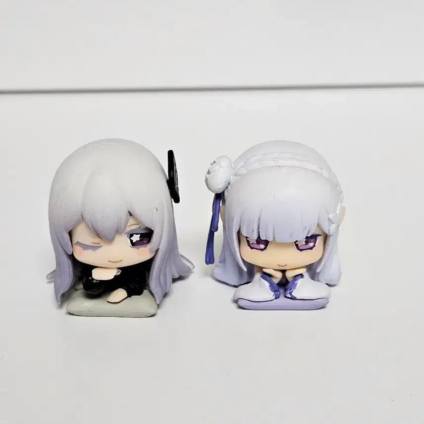 [BUNJANG] Re:Zero Emilia &amp; Echidna Onemutan Gacha Bundle Set / (일괄) 리제로 에밀리아 에키드나 오네무탄 가챠