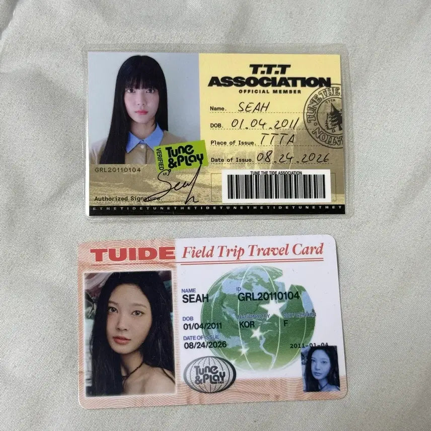 [BUNJANG] TWS SEIA ID Card Bundle Set / 튜이드 세아 아이디 카드 일괄 양도
