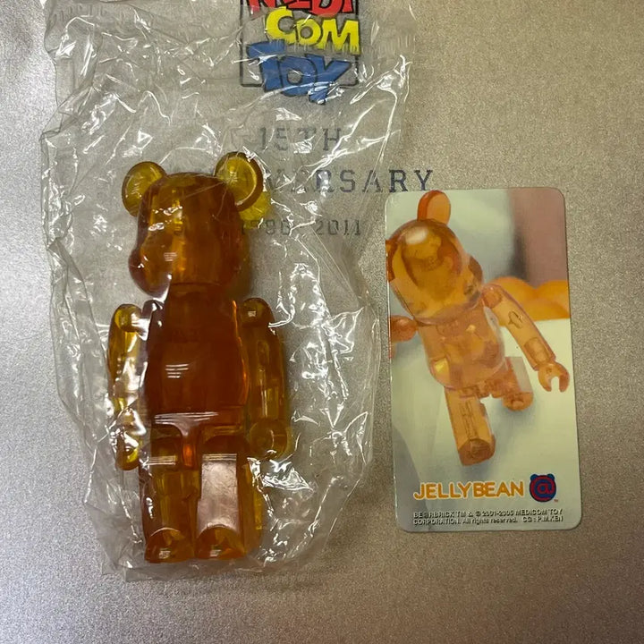[BUNJANG] Be@rbrick 13th Series Jelly Bean Orange / 베어브릭 13탄 젤리빈 오렌지