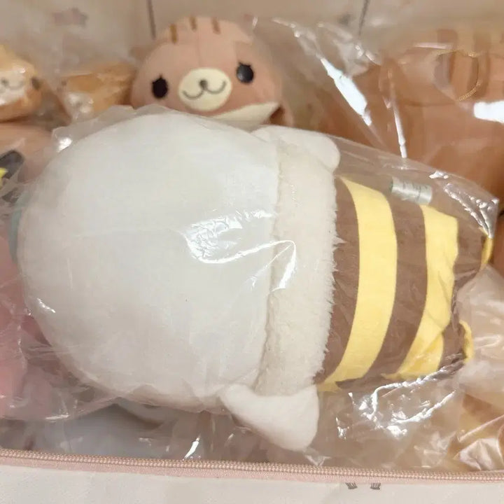 [BUNJANG] Mamegoma "Honey Bee" Medium-Large Plush (20cm+) / (레어)20cm이상 꿀벌 마메고마 중대형