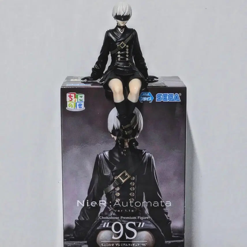 [BUNJANG] NieR:Automata 2B &amp; 9S Choconoose Noodle Stopper Bundle Set (Opened) / 니어오토마타 2b 9s초코노세 누들스토퍼 일괄